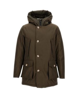 Woolrich Artic Hooded Multi-Pocket Parka - Green