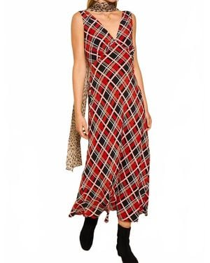 RIXO London Sandrine Dress - Red