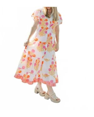 Victoria Dunn Magnolia Flutter Dress - Pink