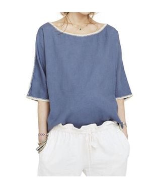 HATCH The Luna Top - Blue