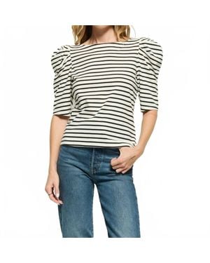 Nation Ltd Emery Boat Neck Top - Black