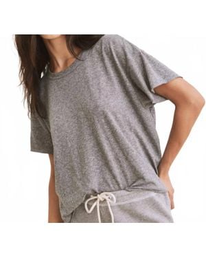 The Great Crop Short Sleeve Tee - Gray