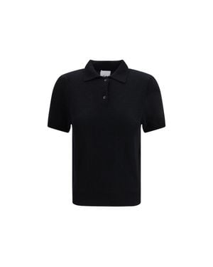Allude Cashmere Polo Shirt - Black