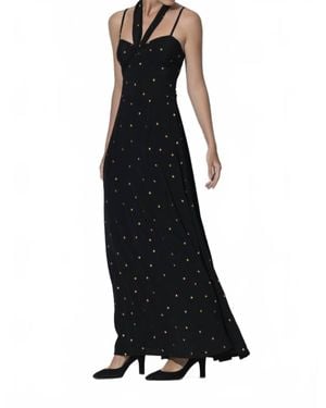 LUSANA Meela Maxi Dress - Black