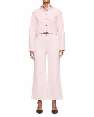 DL1961 Hepburn Wide Leg Vintage Pants - Pink