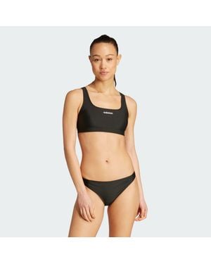 adidas Padded Bralette Bikini Set - Black