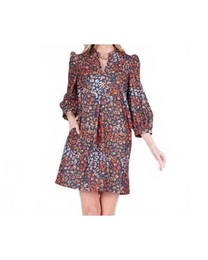 J joy Fall Corduroy Dress - Red