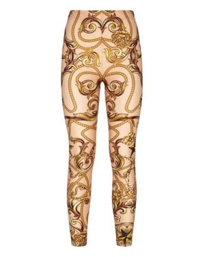Philipp Plein Leggings New Baroque - Natural