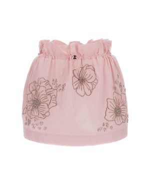 Des Phemmes Parachute Mini Skirt - Pink