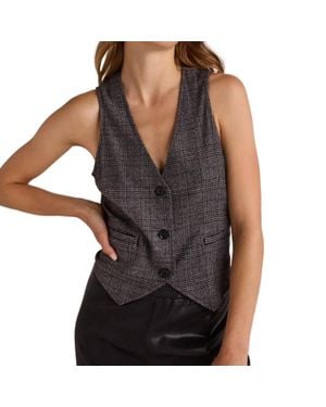 Bella Dahl Cinch Back Vest - Black