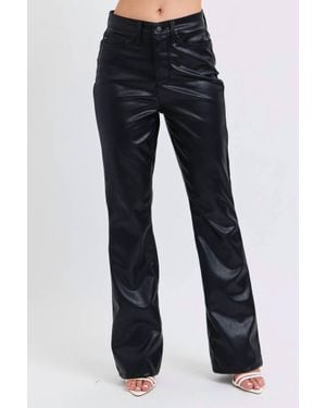 Judy Blue Faux Leather Pants - Blue