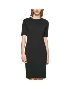 DKNY Sport Crewneck T-Shirt Dress - Black