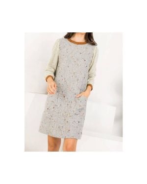 Thml Long Sleeve Knit Dress - White