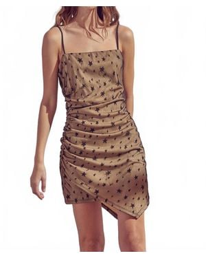 Storia Star Crossed Lovers Dress - Brown