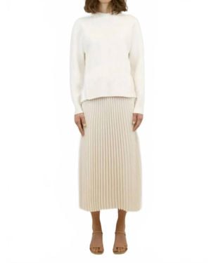 Jonathan Simkhai Valor Midi Skirt - Natural
