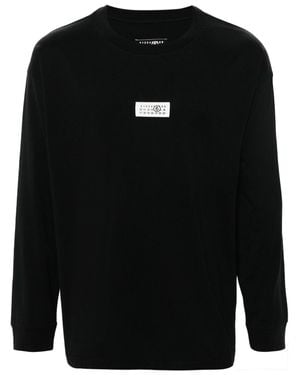 MM6 by Maison Martin Margiela T-Shirts And Polos - Black