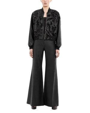 Saiid Kobeisy Embroidered Bomber Jacket - Black