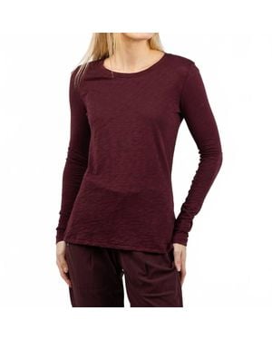 Goldie Signature Slub Long Sleeve Tee - Purple