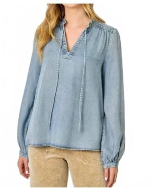 Mystree Tencel Blouse - Blue
