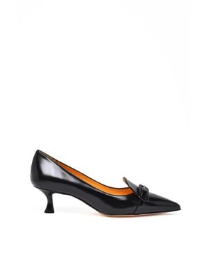 Mara Bini Leather Pumps - Black