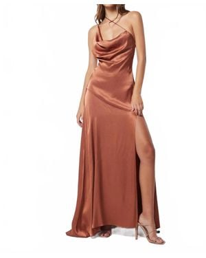 Elliatt Belmont Maxi Gown - Brown