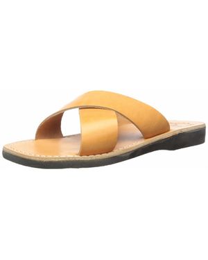 Jerusalem Sandals Elan Slide Sandal - Black