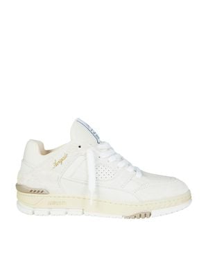 Axel Arigato Area Lo Fluffy Suede Sneakers - White