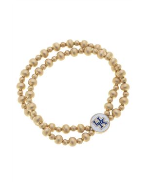 Canvas Style Kentucky Wildcats Beaded Bracelet - Metallic