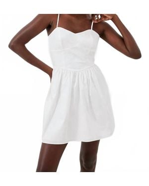French Connection Florida Strappy Flared Dress - White