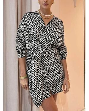 Faithfull the Brand Thomas Shirt Dress - Black