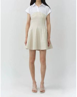 Jonathan Simkhai Sundae Mini Dress - Natural