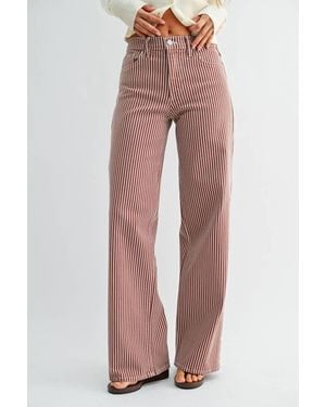 Just Black Denim Relaxed Wide Leg Jeans - Multicolor