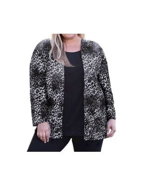On The Plus Side Layla Twofer Top - Black