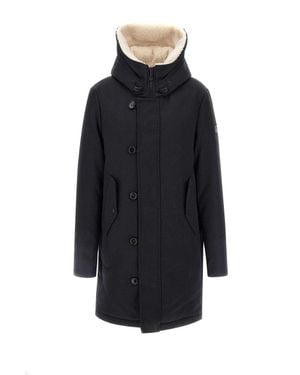 Peuterey Nylon Hooded Parka - Black