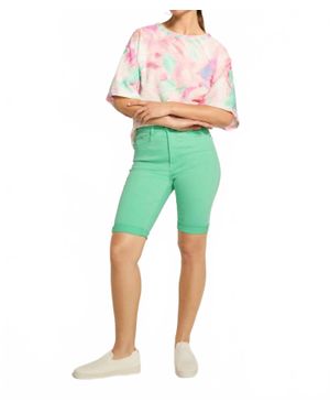 Fdj Suzanne Bermuda Pant - Green