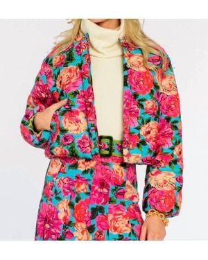 Elizabeth James The Label Frankie Bomber Jacket - Red