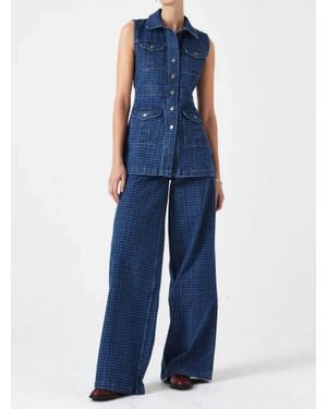 seventy + mochi Bay Wide Leg Jeans - Blue
