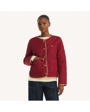 Nautica Quilted Jacket - Red