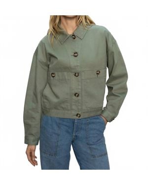 Sanctuary Coastal Denim Shacket - Green