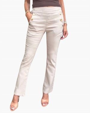Bevy Flog Sofia Pants - Natural