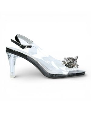 Laura Vita Mira 01 Slip-On Cinderella Heel Sandals - Metallic