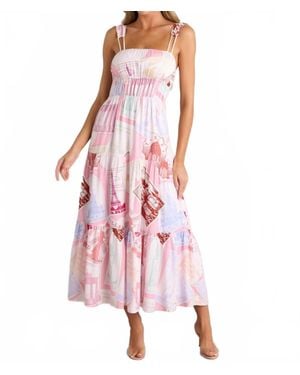 PROSPERINE® Adair Midi Dress - Pink