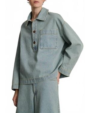 Soeur Austin Denim Shirt - Blue