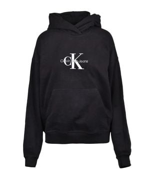Calvin Klein Oversized Hooded Hoodie - Black