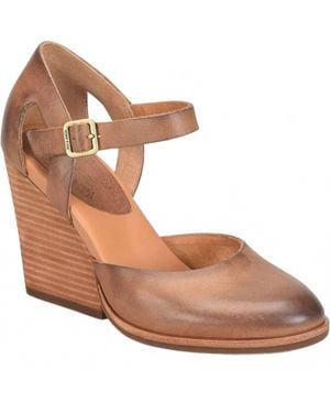 Kork-Ease Stacked Heel Mary Janes - Brown