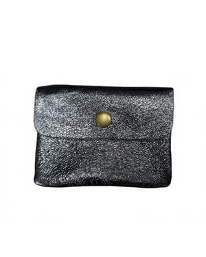 Two Amicis Metallic Coin Purse - Gray