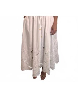 Zimmermann Mahon Embroidered Crop Shirt - Multicolor