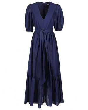 Lavi Blurred Lines Dress - Blue