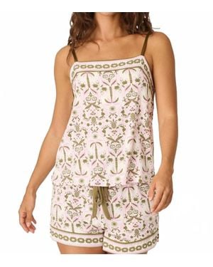 Pj Salvage Deja Vu Dreams Camisole Top - Pink