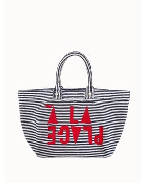 Clare V. La Plage Tote Bag - Red
